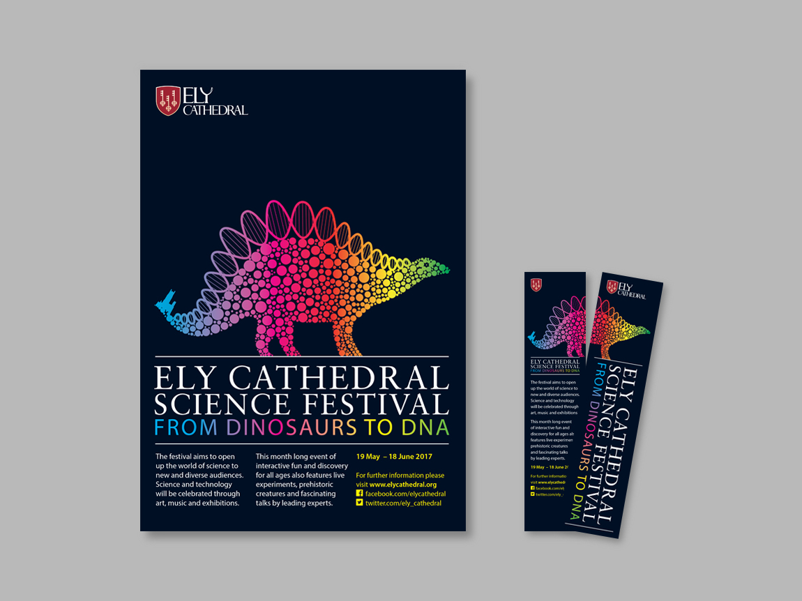 Ely Cathedral Dino to DNA poster
